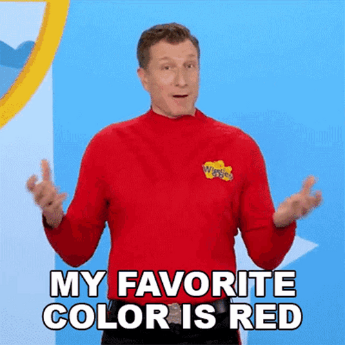 My Favorite Color Is Red GIF