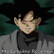 My Genuine Reaction Laughing Goku Meme GIF