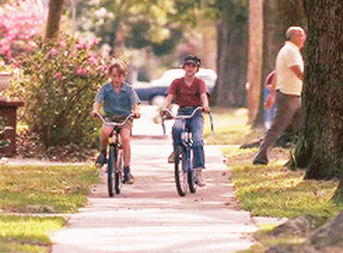 My Girl Bff Riding Bicycle GIF