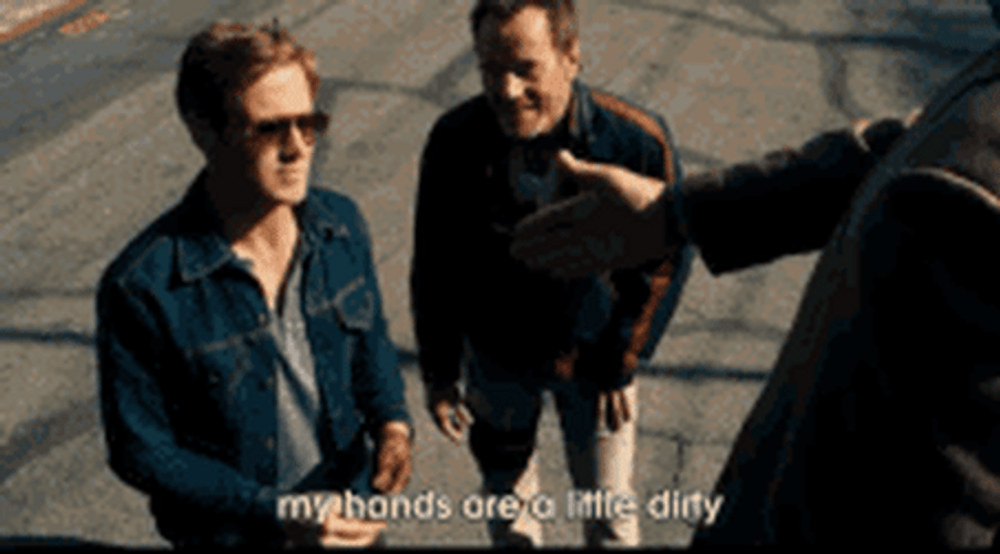 My Hands Are Dirty Ryan Gosling GIF
