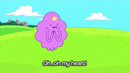 Lumpy Space Princess Oh My Heart GIF
