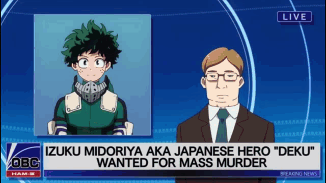 My Hero Academia News Flash GIF