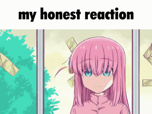 My Honest Reaction Bocchi The Rock Hitori Goto GIF