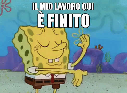 My Job Here Is Done Spongebob Shake Off GIF