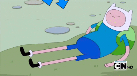 My Leg Finn The Human Adventure Time GIF