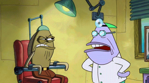 My Leg Fred The Fish Confused GIF