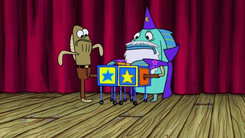 My Leg Fred The Fish Magician Trick GIF