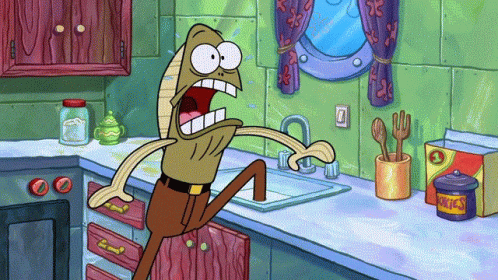 My Leg Fred The Fish Sink Accident GIF
