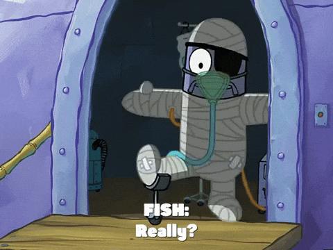 My Leg Injured Fred The Fish Spongebob GIF