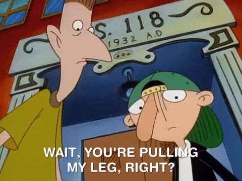 My Leg Rich Kid Hey Arnold GIF