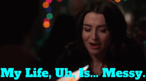 My Life Is Messy Greys Anatomy Amelia Shepherd GIF