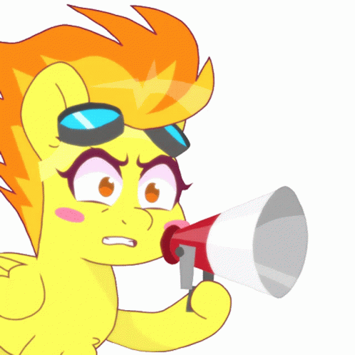 My Little Pony Megaphone GIF