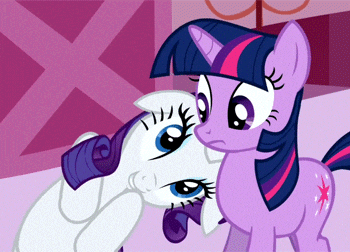 My Little Pony Rarity And Twilight Sparkle GIF