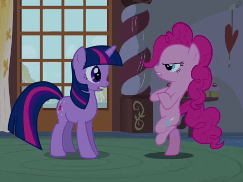 My Little Pony Twilight Sparkle And Pinkie Pie GIF