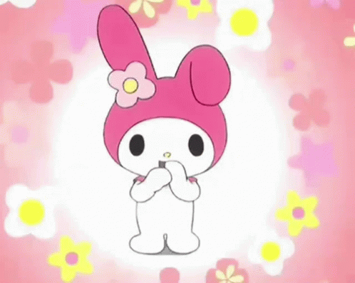 My Melody Hearts GIF