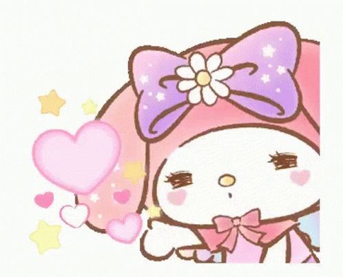 My Melody Kisses GIF