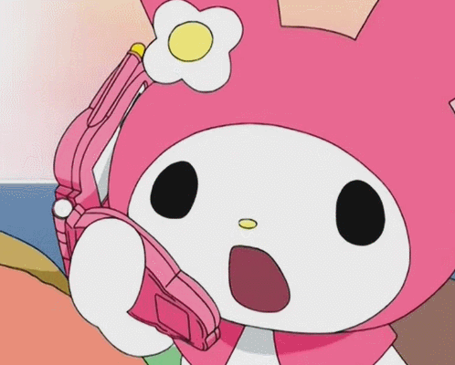My Melody On Call GIF