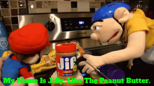 My Name Is Jiffy Like The Peanut Butter GIF