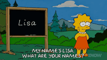 My Name Is Lisa Simpson Cute GIF
