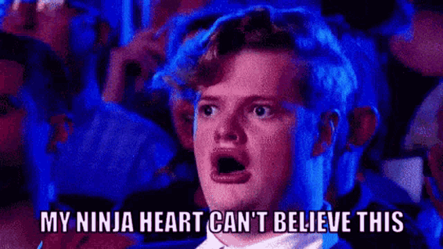 My Ninja Heart Can't Believe It GIF