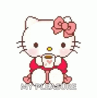 Hello Kitty My Pleasure GIF