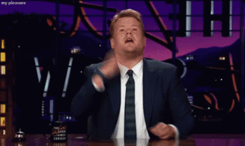 My Pleasure By James Corden GIF