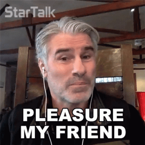 My Pleasure My Friend By Gary O'Reilly GIF