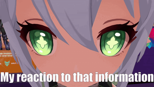 My Reaction to That Information Girl Face Close Up
