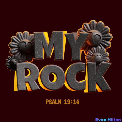 My Rock Psalm 19 14 Gif GIF