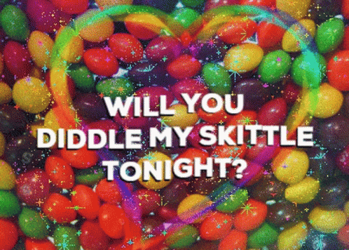 My Skittles Candy Heart GIF
