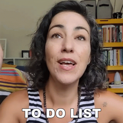 My To Do List Girl GIF