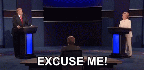 My Turn Trump Clinton Debate GIF