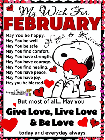 My Wish For February Snoopy GIF