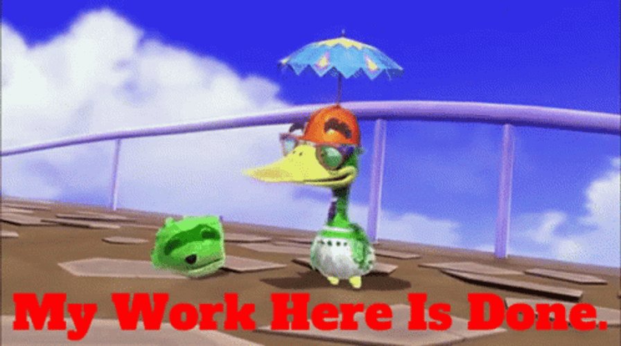 My Work Here Is Done Dr Quincy Quackberry GIF