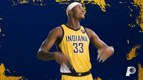 Myles Turner Loosen Up A Bit GIF