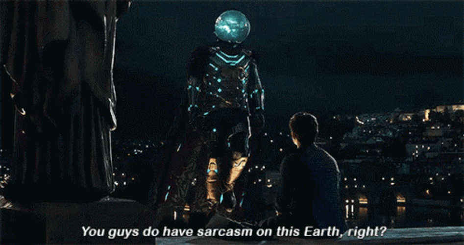 Mysterio Spiderman 3 Sarcasm  GIF
