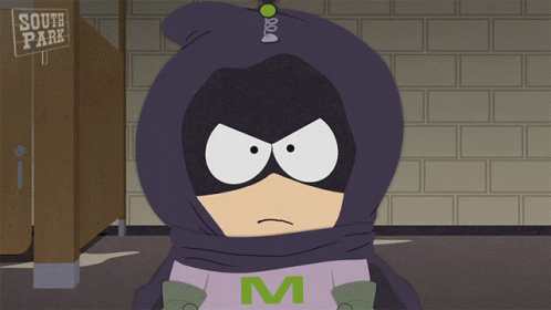 Mysterion Leaving Like A Flash GIF