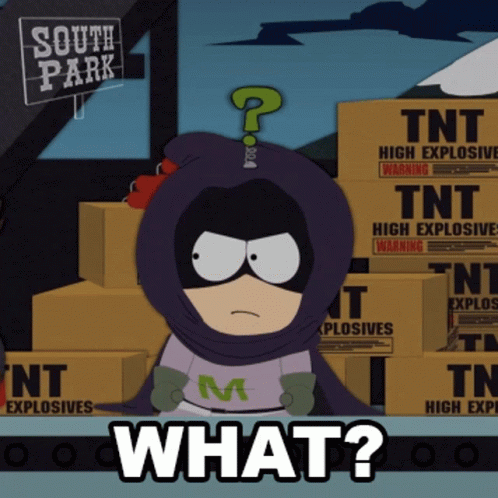Mysterion With Lots Of Questions GIF