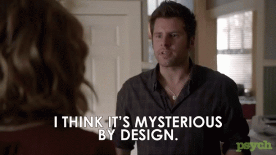 Mysterious By Design Shawn Spencer James GIF