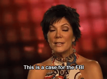 Kris Jenner Leaves Mystery Solving To Authority GIF