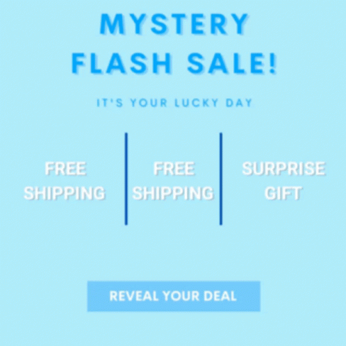 Mystery Flash Sale Reveal Your Deal
