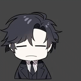 Mystic Messenger Character Thinking GIF