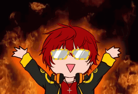 Mystic Messenger On Fire GIF