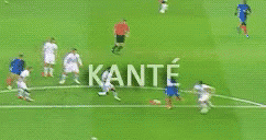N'golo Kante Kicks Goal GIF