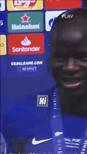 N'golo Kante Says Congratulations GIF