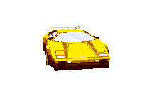 N54 Diablo Lamborghini Car Sticker GIF