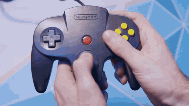 N64 Three Hands GIF
