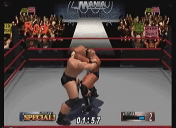 N64 Wrestlemania Video Game GIF