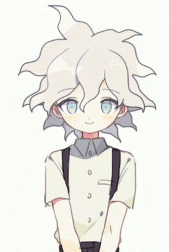 Young Nagito Blinking Eyes GIF