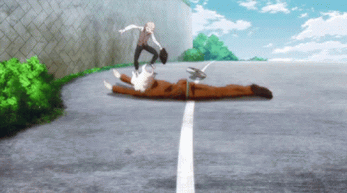 Nagito Rolling Down The Road GIF